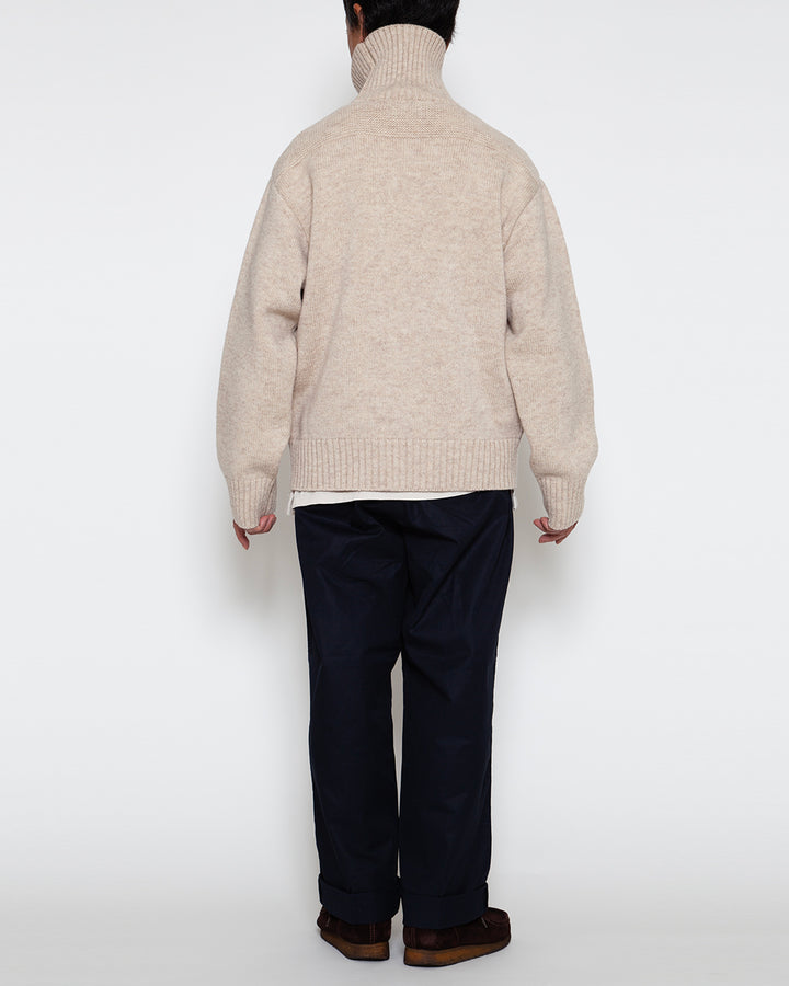 KN002 - KeyHole・NAVY TURTLE / Melange Sand