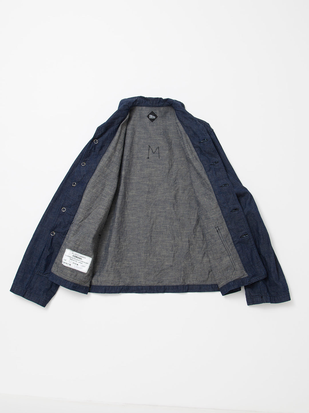 CJ004・Utility Navy Jumper / High Density Indigo Denim