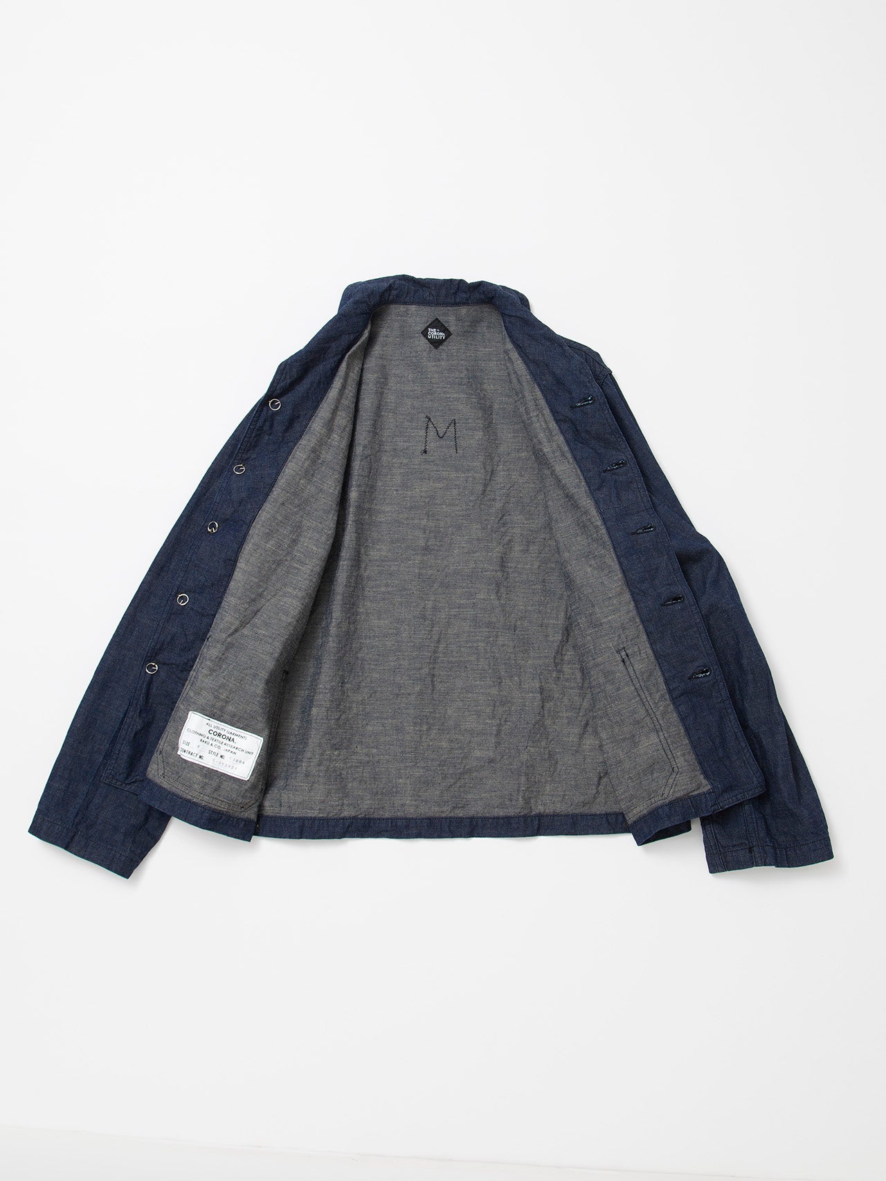 CJ004 - CORONA・Utility Navy Jumper / High Density Indigo Denim