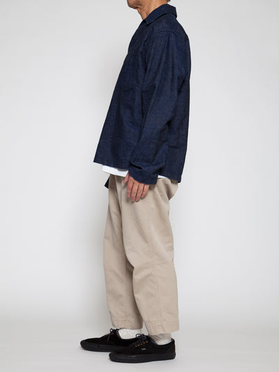 CJ005 - CORONA・Utility Sailor Jacket / 8.5oz High Density Indigo Denim