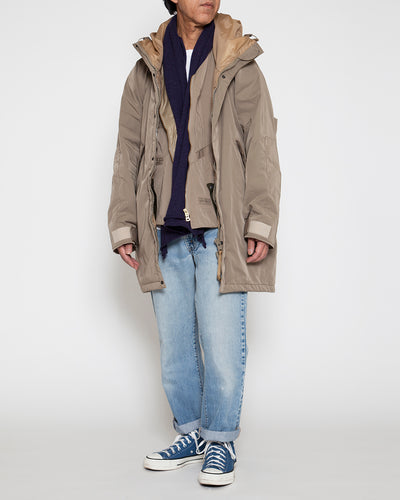 CJ008 - CORONA・G-1 Parka Coat / Ester Gabardine - Beige
