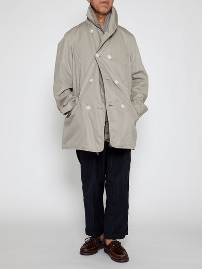 CJ009 - CORONA・Utility Mackinaw Coat / High Density Cotton Gabardine - Sand Beige