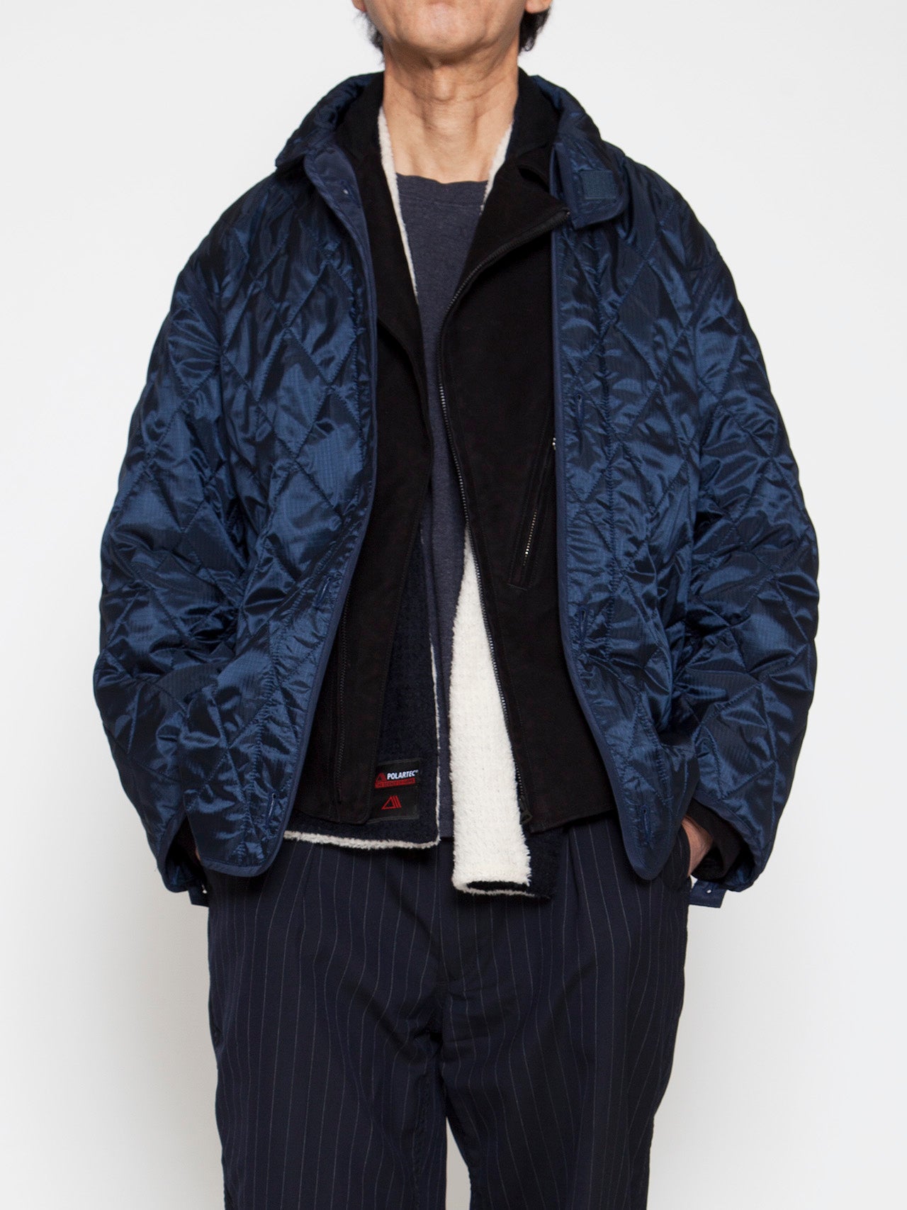 CJ012 - CORONA・M-51 Liner Jacket / Parachute Cloth - Midnight Navy