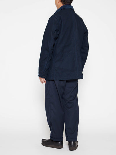 CJ043 - CORONA・Myrtle Work Coat / TAKEYARI Craft Canvas - Navy