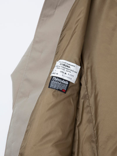 CJ046 - CORONA・Up Duster Coat RB21 / High Density Chambray Gabardine - Beige