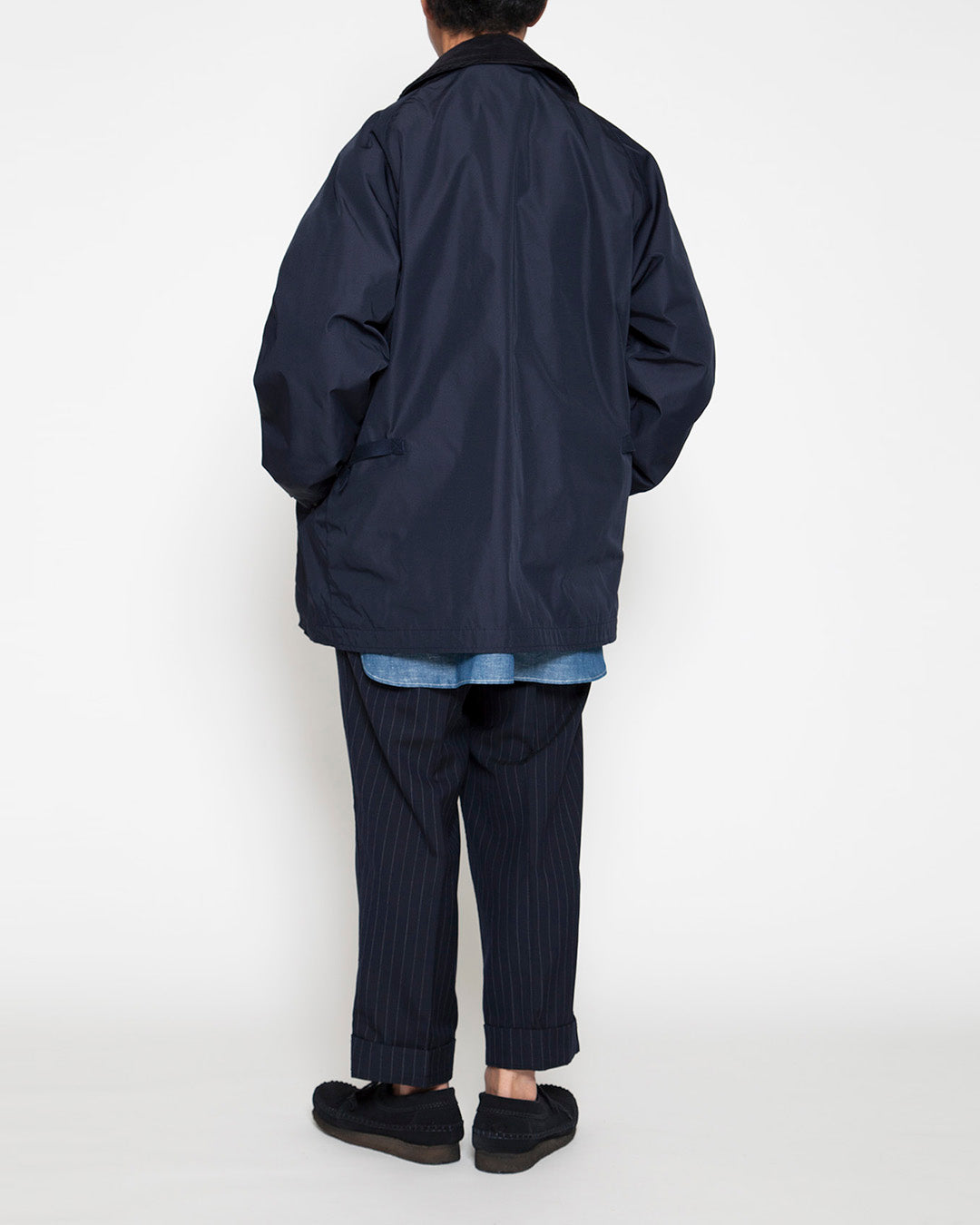 THE CORONA UTILITY - CJ054・A-2 Deck Jacket Long / Ester Gabardine - Navy