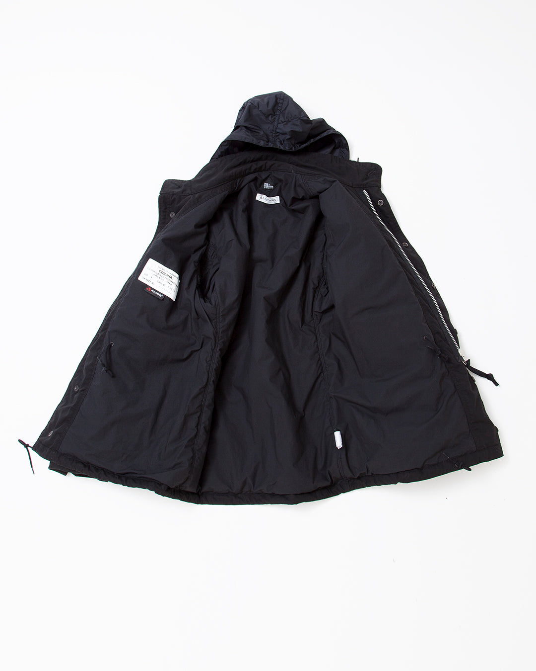 CJ112 - A-1 CLOTHING × THE CORONA UTILITY・M-65 Field Jacket / GI-Poplin × POLARTEC ALPHA - Black