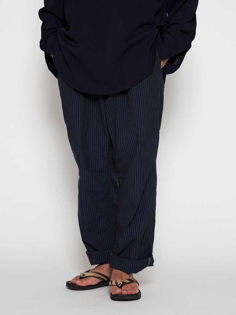 CP026 - CORONA・2T Desert Slacks / TR Oxford - Navy Stripe