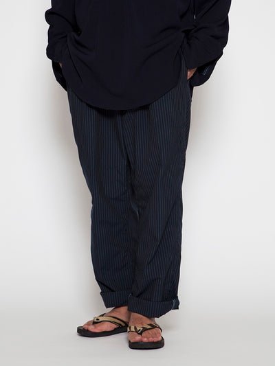 CP026 - CORONA・2T Desert Slacks / TR Oxford - Navy Stripe