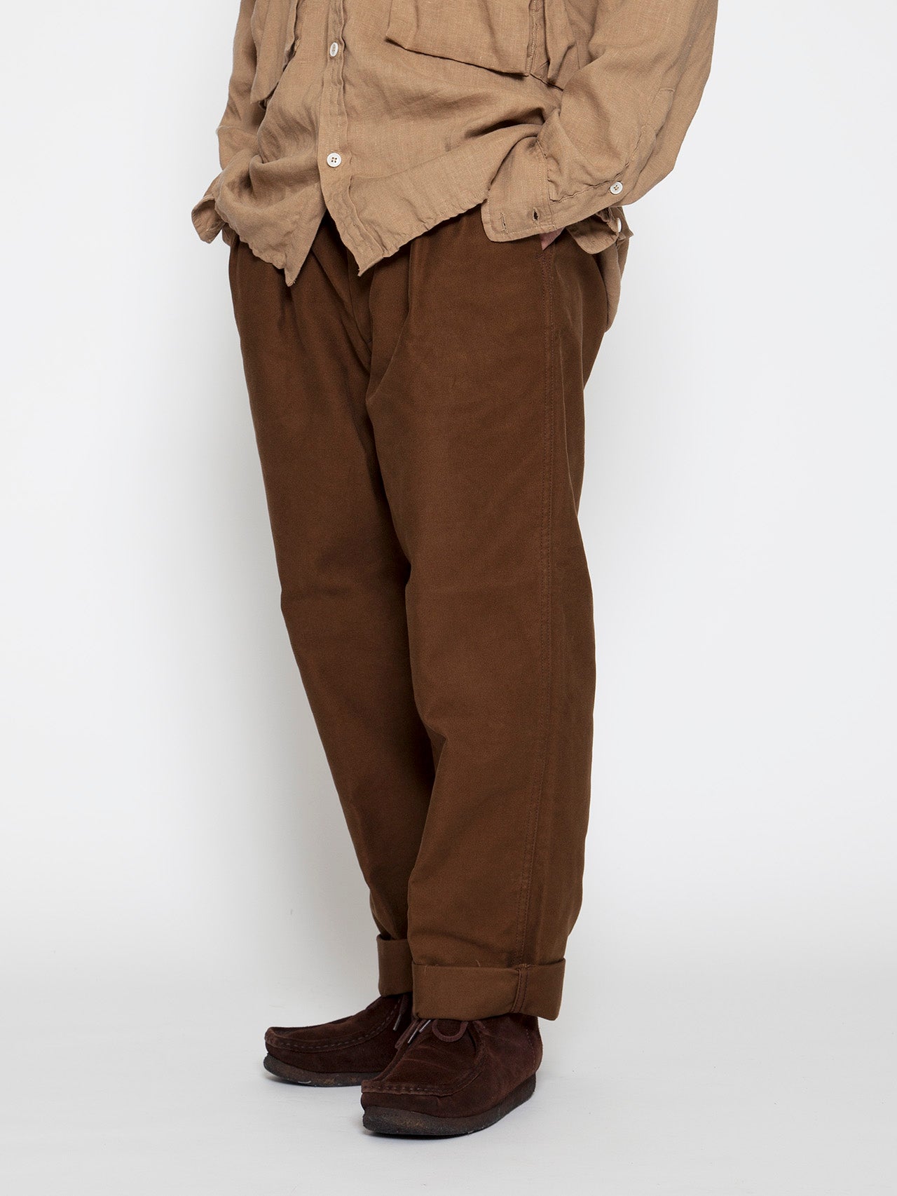 CORONA 2T DESERT SLACKS ブリックブラウン M