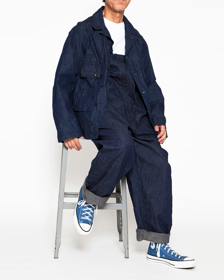 CP037・NAVY OVER PANTS / Indigo Denim