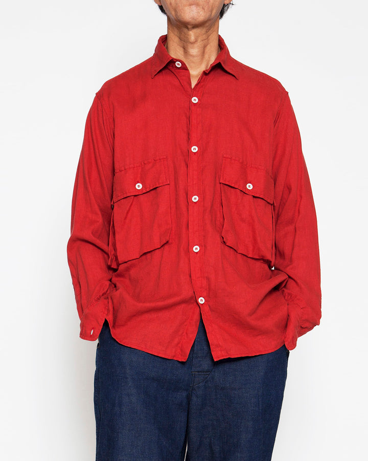 CS081・Hunter Hiker Jac Shirt / Red