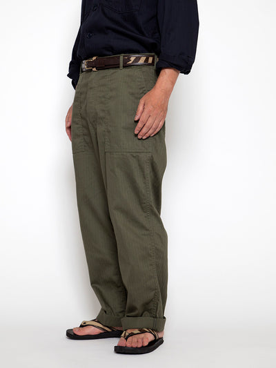 FP001 - FATIGUE SLACKS "UTILITY SLACKS" / Cotton H.B.T - OD
