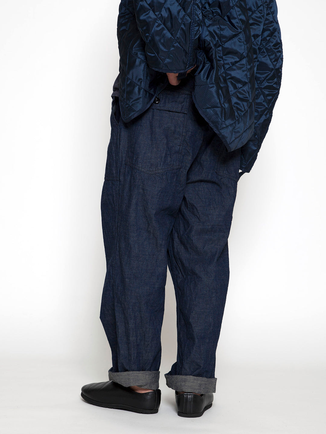 FP001・"UTILITY SLACKS" / High Density Indigo Denim w/Black Stitch