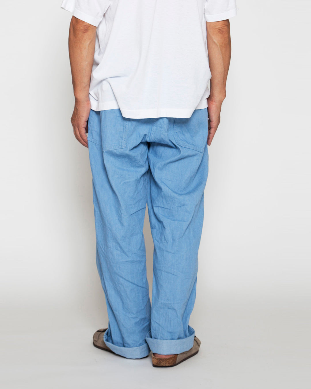 FATIGUE SLACKS - FP001・UTILITY SLACKS / 8oz Bleached Denim