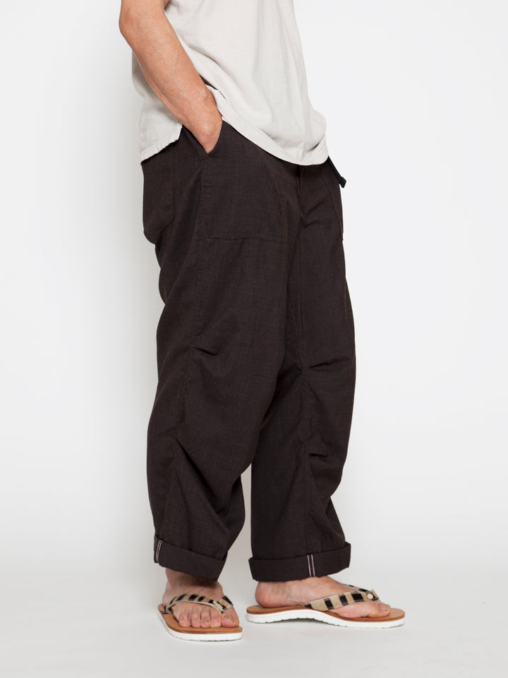 FP005E・"AGGRESSOR EASY SLACKS" / Wool Tropical Cloth - Brown