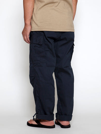 FP006 - FATIGUE SLACKS "JUNGLE SLACKS" / Cotton H.B.T - Navy
