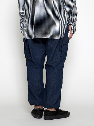 FP006 - FATIGUE SLACKS "JUNGLE SLACKS" / 8oz Indigo Denim
