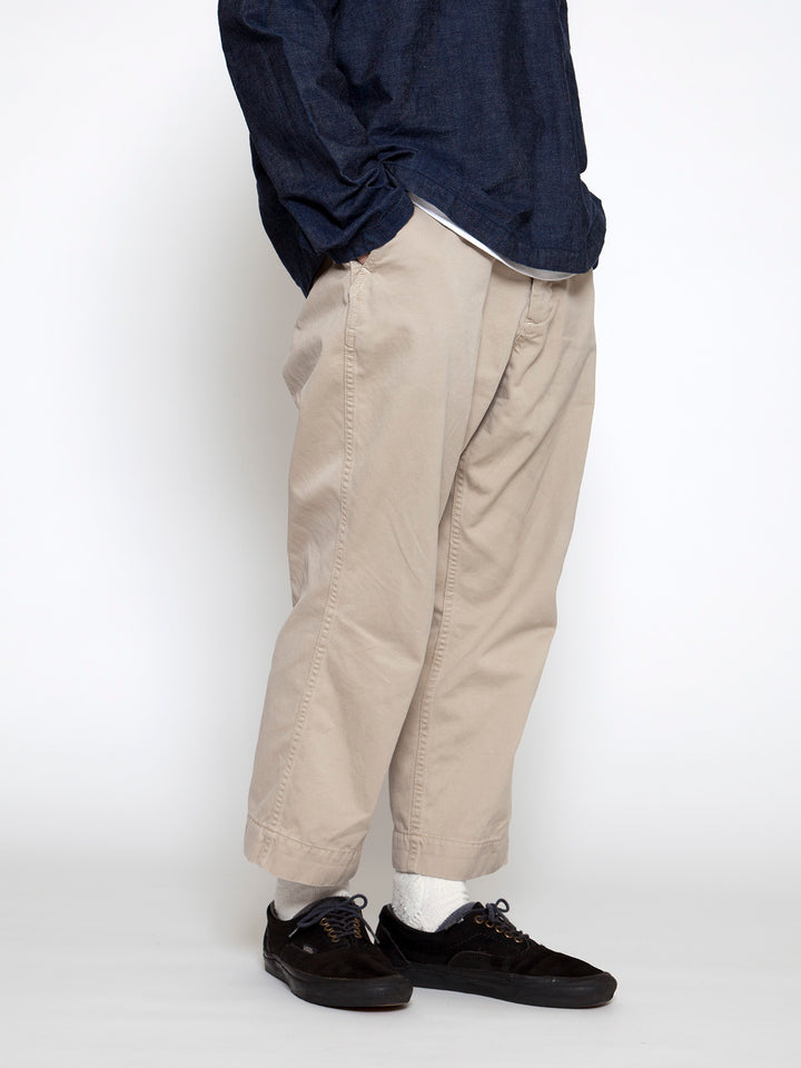 FATIGUE SLACKS - FP010・"DESERT SLACKS" / Cotton Chino Cloth - Khaki