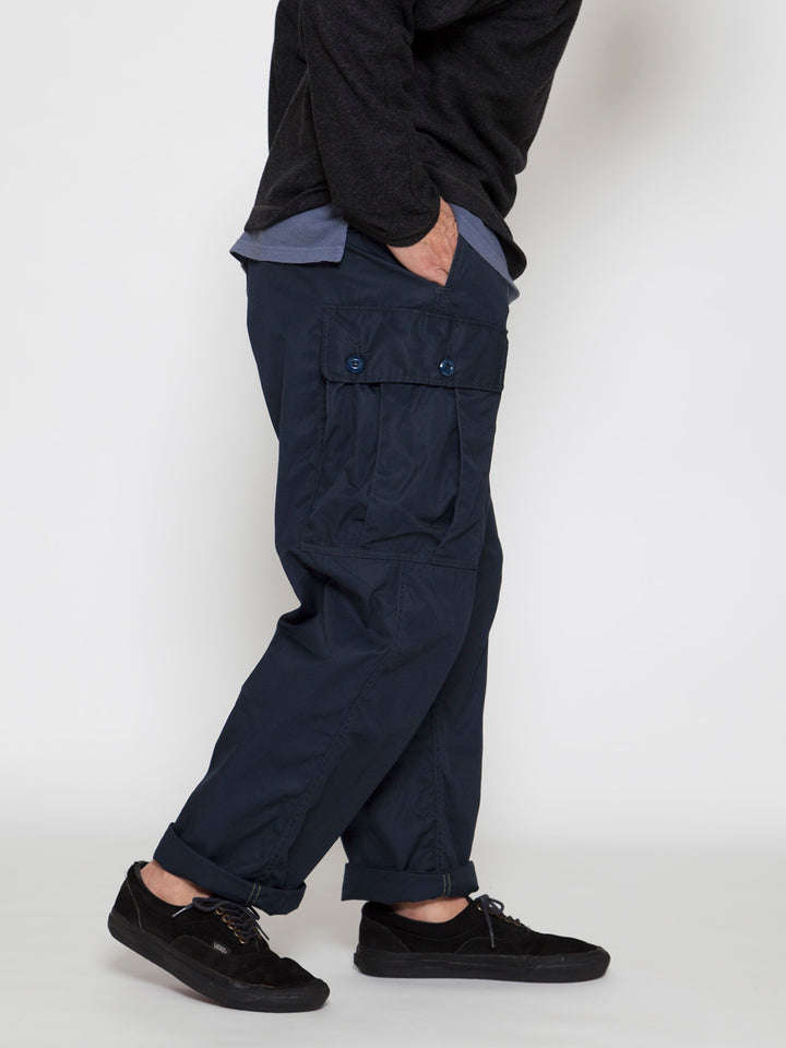 FP013・"VIETNAM SLACKS" / High Density Cotton Gabardine - Midnight Navy