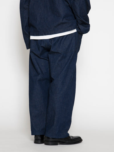 FP015 - FATIGUE SLACKS "UTILITY NAVY SLACKS" / High Density Indigo Denim
