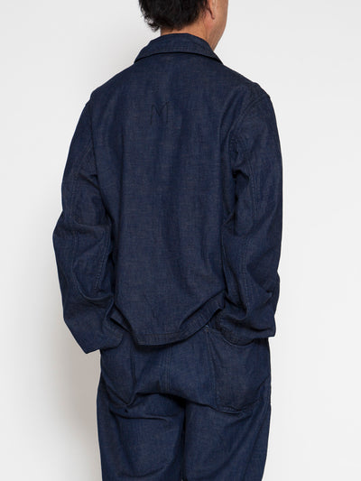 CJ004 - CORONA・Utility Navy Jumper / High Density Indigo Denim