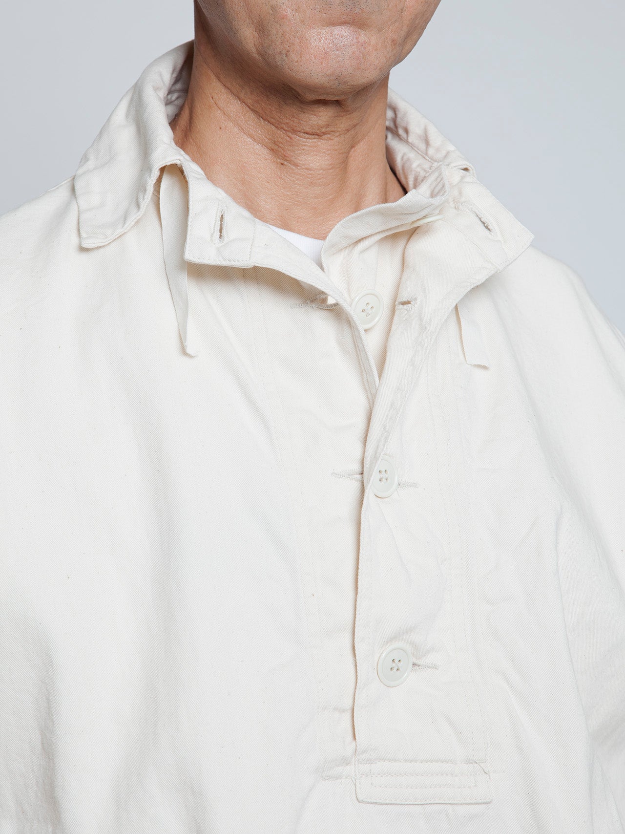 ジャケット・アウター CORONA Navy Pullover JKT Natural Drill CORONA Navy Pullover JKT Natural Drill