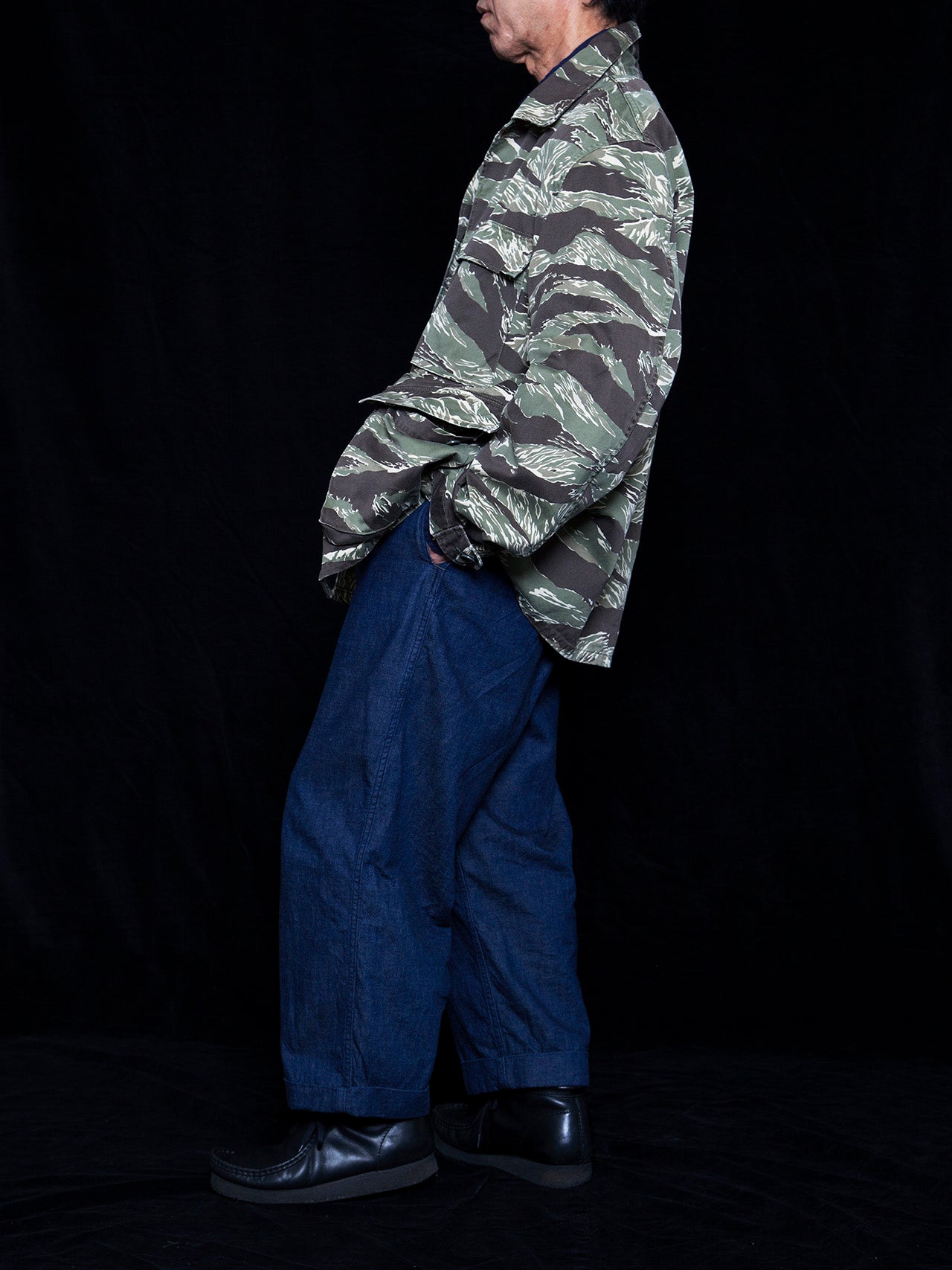 CJ025・B.D.U Jacket / Tiger Stripe・Combat Fatigue Pattern Twill w