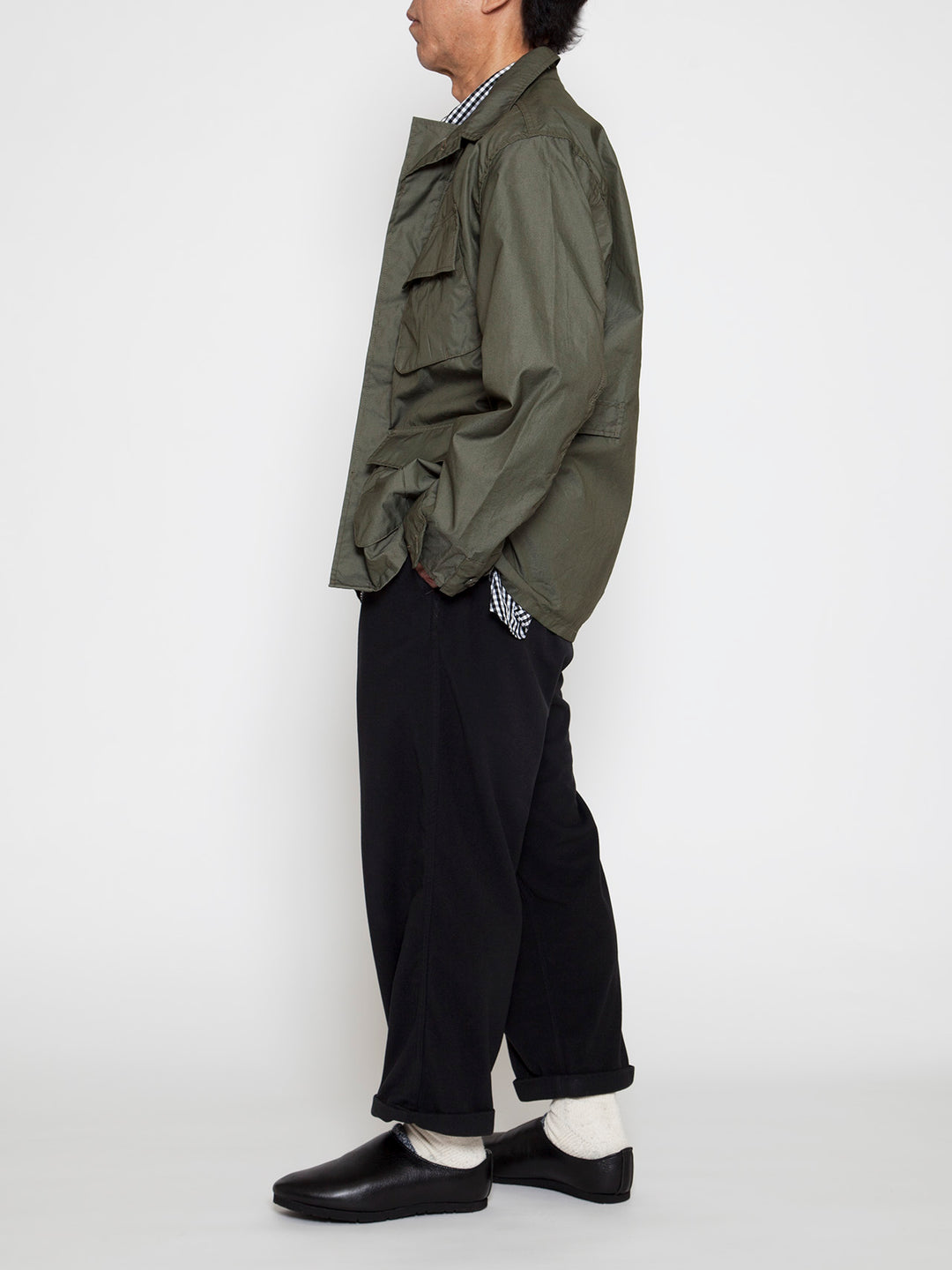 CJ096・Jungle Jacket / USMC M-51 NYCO Blocks - OD