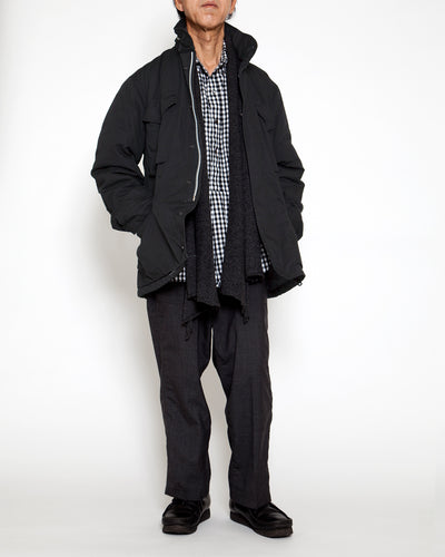 CJ112 - A-1 CLOTHING × THE CORONA UTILITY・M-65 Field Jacket / GI-Poplin × POLARTEC ALPHA - Black