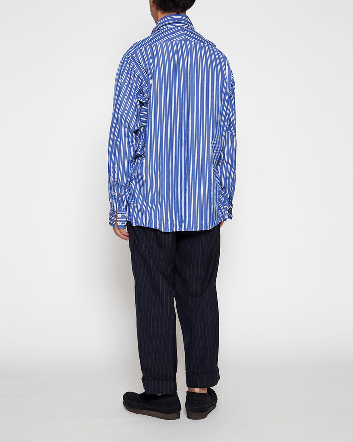 CS081・Hunter Hiker Jac Shirt / Blue × White