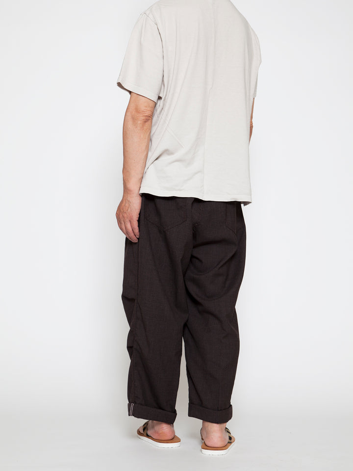 FP005E・"AGGRESSOR EASY SLACKS" / Wool Tropical Cloth - Brown