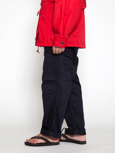 FP006 - FATIGUE SLACKS "JUNGLE SLACKS" / Cotton H.B.T - Navy