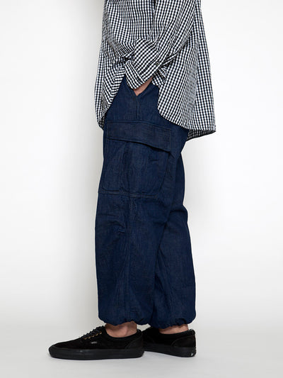 FP006 - FATIGUE SLACKS "JUNGLE SLACKS" / 8oz Indigo Denim