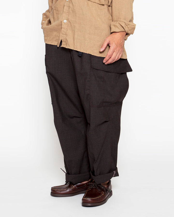 FP006E・JUNGLE EASY SLACKS / Heather Brown