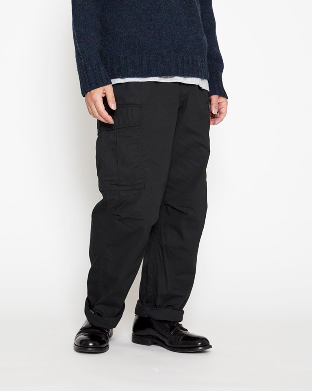 FP006E - A-1 CLOTHING × FATIGUE SLACKS "JUNGLE EASY SLACKS" / GI Poplin - Black
