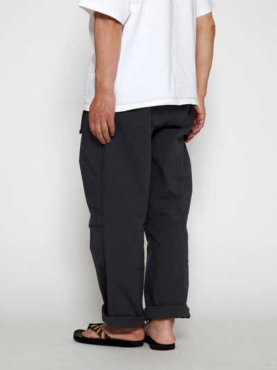 FP007E - FATIGUE SLACKS "EX-48 EASY SLACKS" / Nylon + Cotton Ripstop - Charcoal