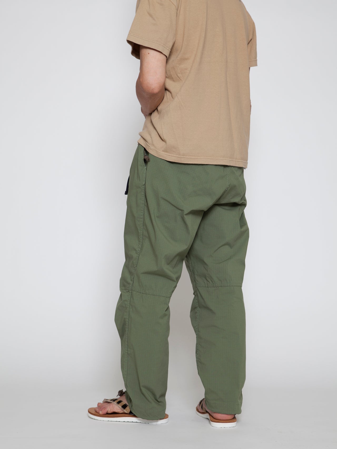 FP007E - FATIGUE SLACKS "EX-48 EASY SLACKS" / Nylon + Cotton Ripstop - Tropical Green