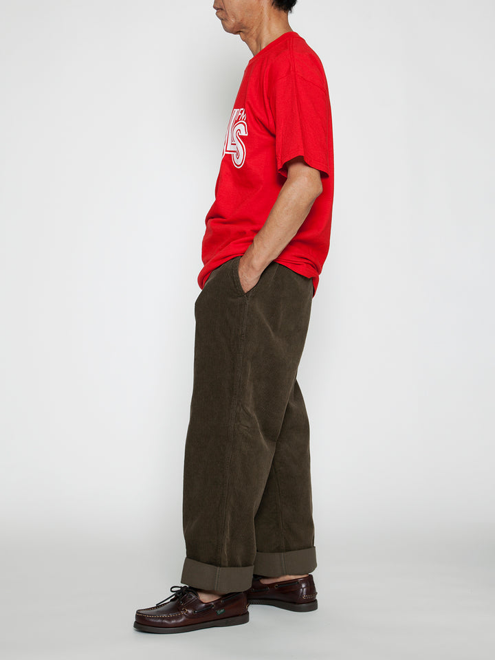 FP010・"DESERT SLACKS" / Cotton Corduroy - Olive