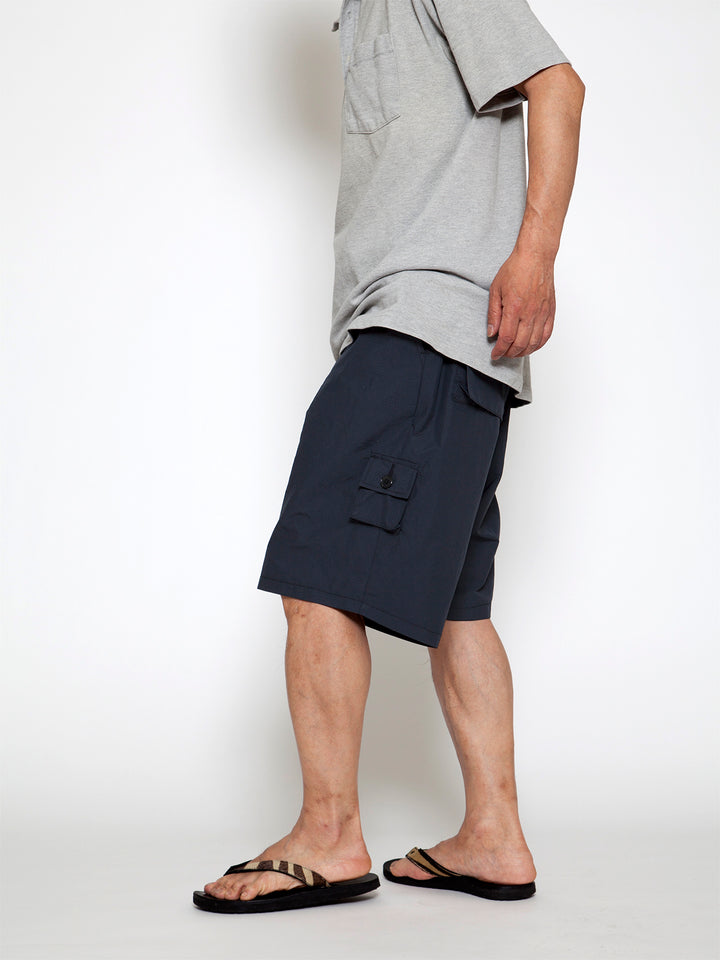 FP014E・"TIGER EASY SHORT SLACKS" / Polyester Ripstop - Black