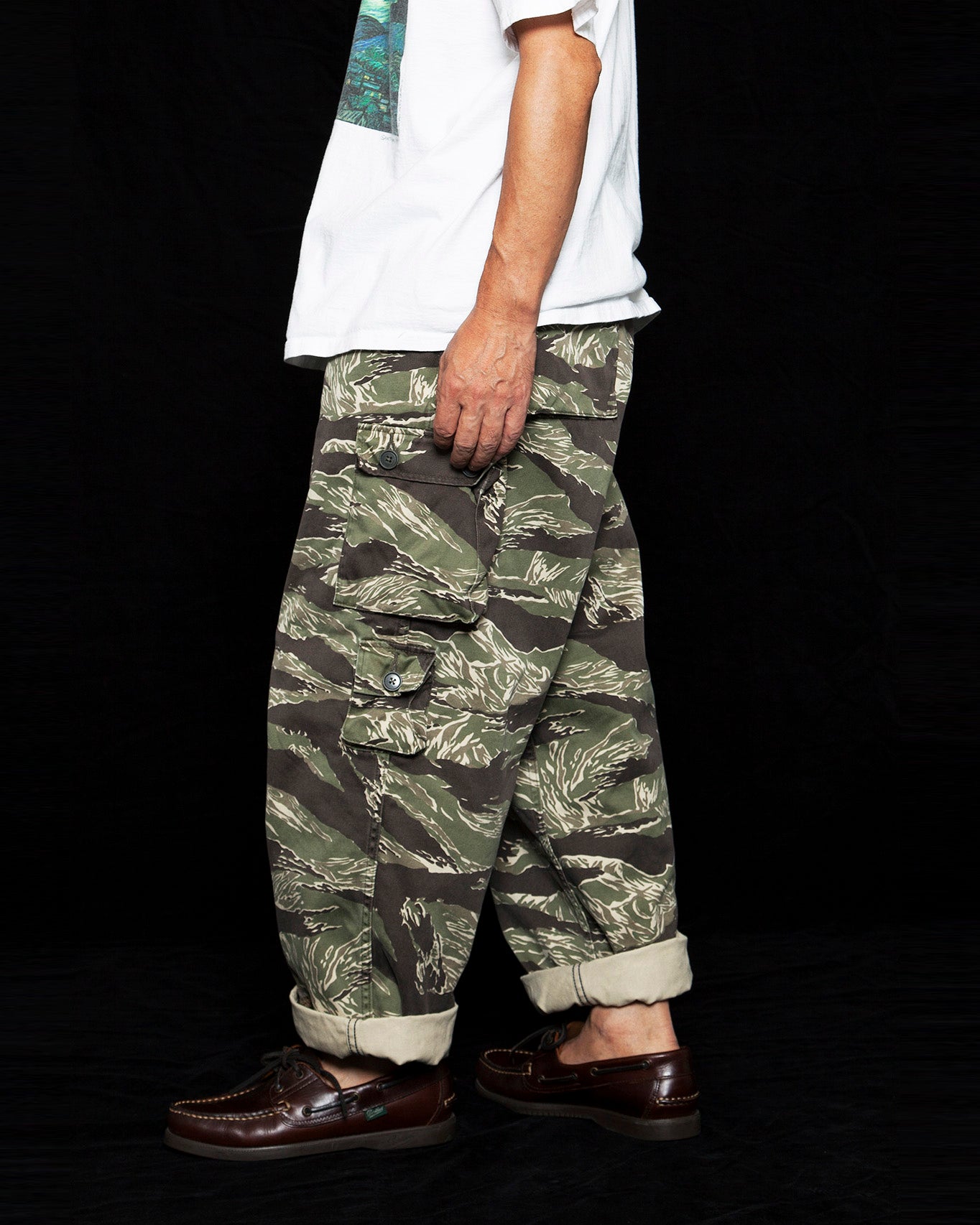 FATIGUE SLACKS - TIGER SLACKS / Tiger Stripe w/Special Bio Wash
