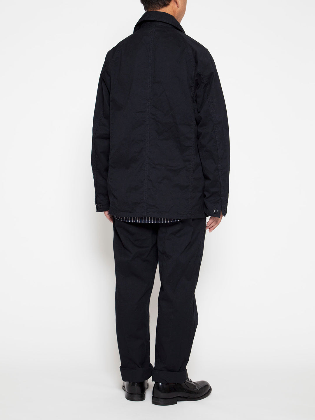 CJ001・Utility Game Jacket / TAKEYARI BIZEN #1 Twill - Midnight Navy