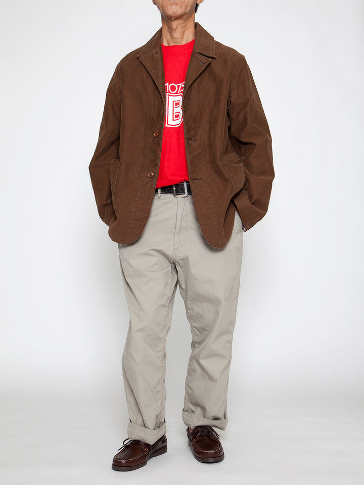 THE CORONA UTILITY - CJ002・Utility Work Coat / Cotton Moleskin / Brown