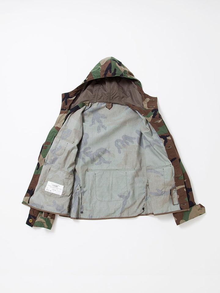 CJ039・Kerry's Parka 20 / NYCO Woodland Camouflage Pattern Twill from U.S