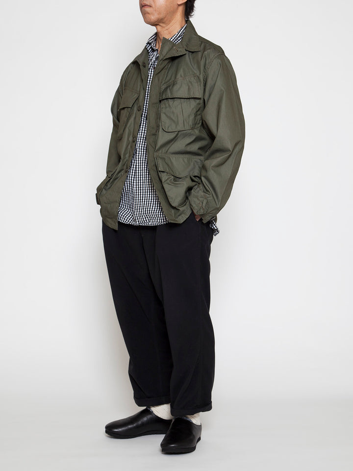 CJ096・Jungle Jacket / USMC M-51 NYCO Blocks - OD