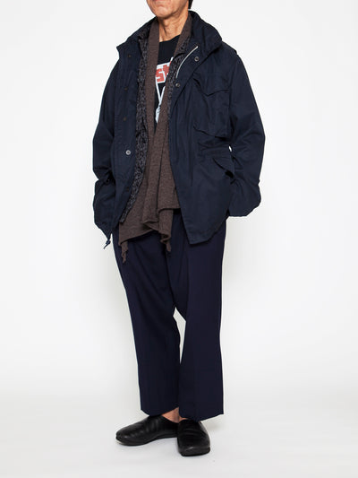 CJ112 - CORONA・M-65 Field Jacket / High Density Cotton Gabardine - Midnight Navy