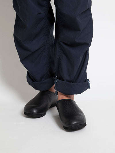 CZ010 - NAKAMURA SHOES × CORONA・Goat Skin Easy Slip-On - Black