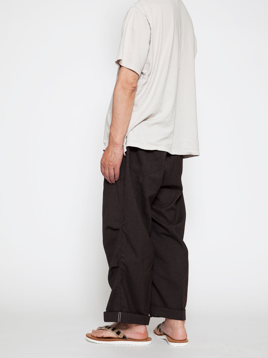 FP005E・"AGGRESSOR EASY SLACKS" / Wool Tropical Cloth - Brown