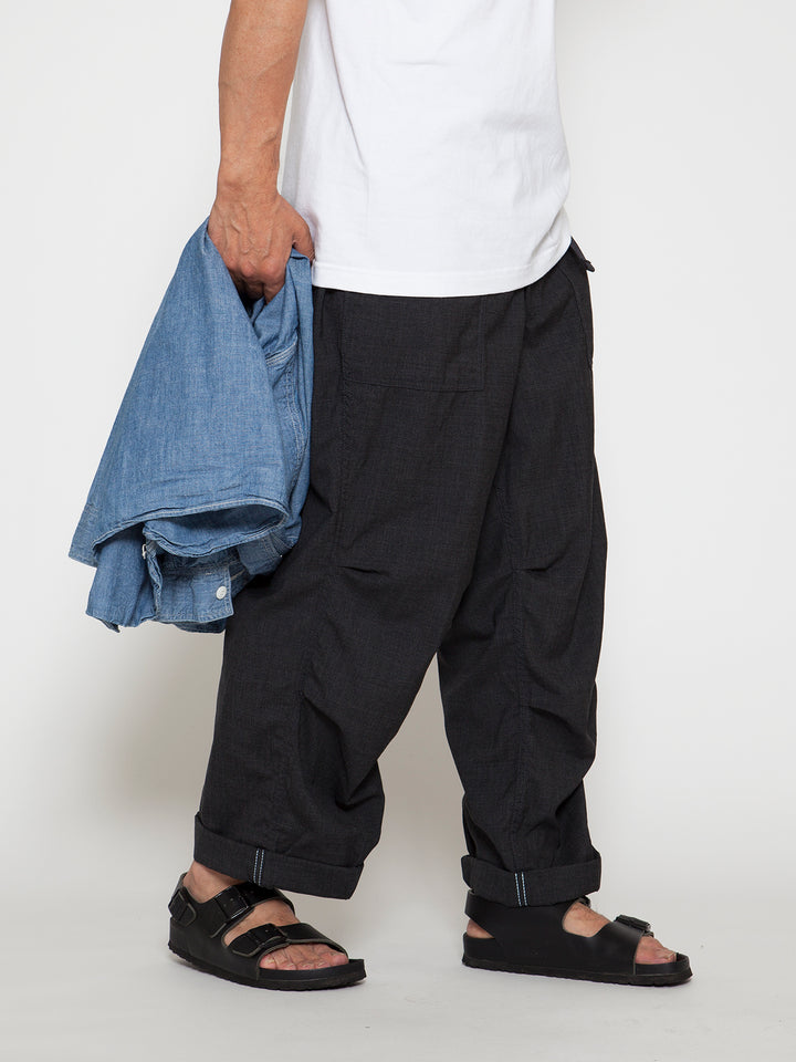 FP005E・"AGGRESSOR EASY SLACKS" / Wool Tropical Cloth - Charcoal