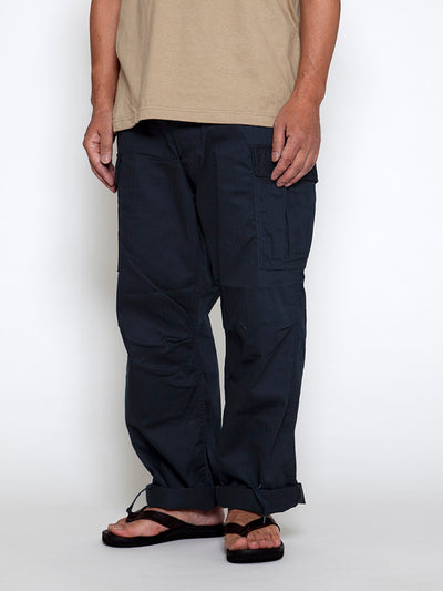 FP006 - FATIGUE SLACKS "JUNGLE SLACKS" / Cotton H.B.T - Navy